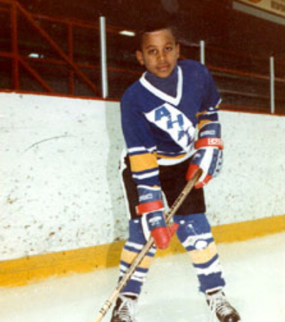 Georges Laraque quand il était enfant